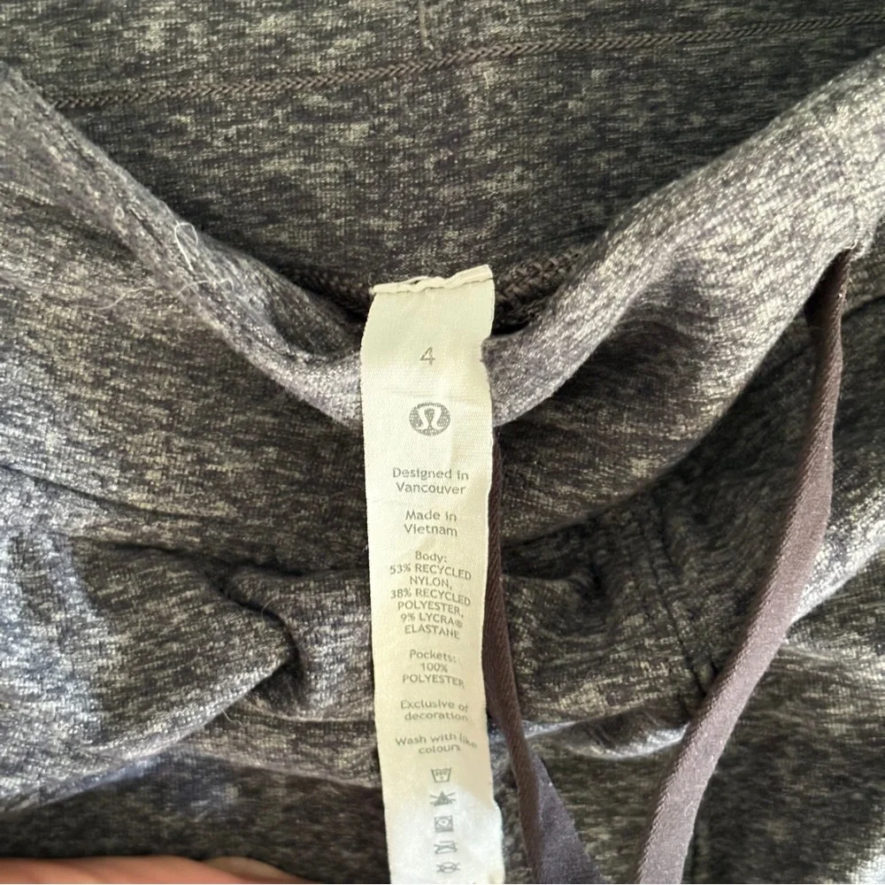 lululemon athletica Ready To Rulu Dark Gray Joggers 4 Lounge Pants Stretch Comfy